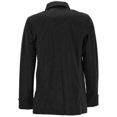 Yes Zee Black Polyester Jacket - Hilstor
