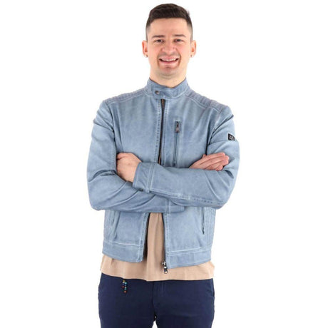 Yes Zee Light Blue Polyethylene Jacket - Hilstor