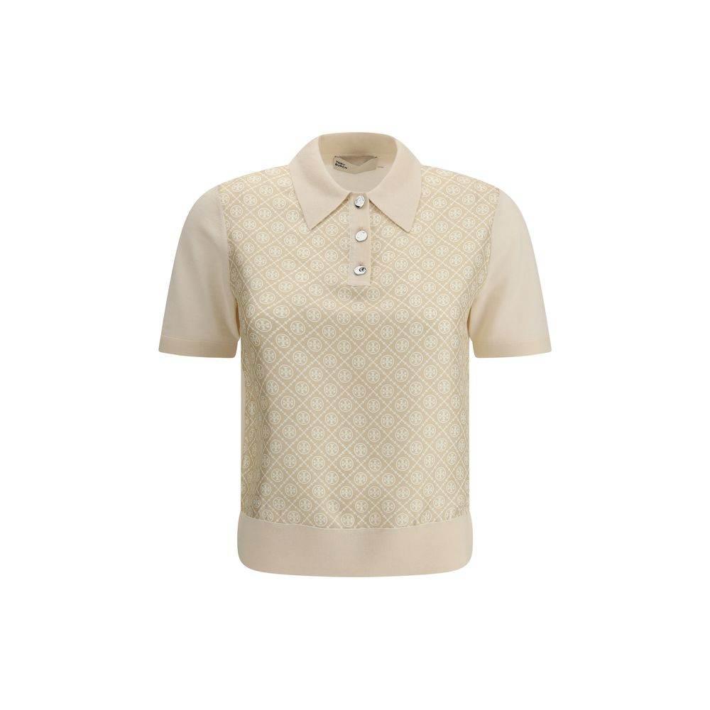 Tory Burch Wool and silk Polo Shirt - Hilstor