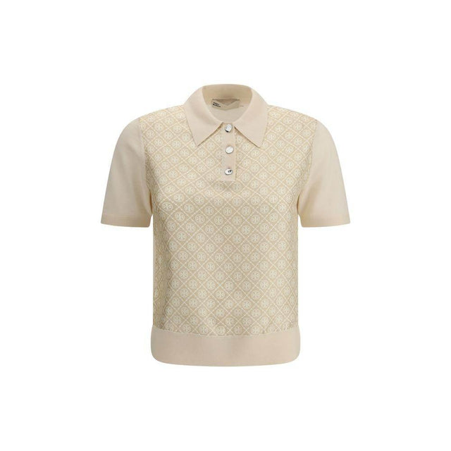 Tory Burch Wool and silk Polo Shirt - Hilstor