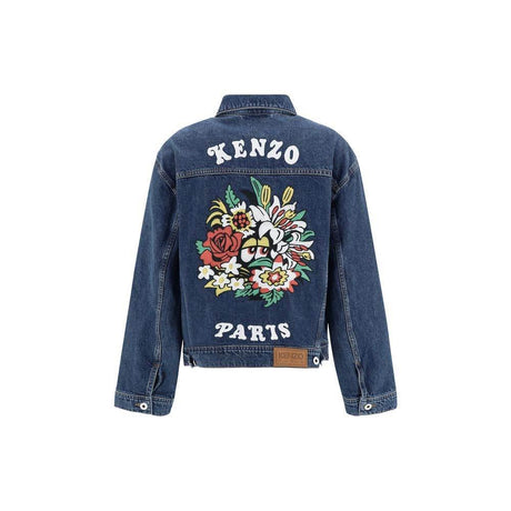 Kenzo Maxi print Denim Jacket - Hilstor