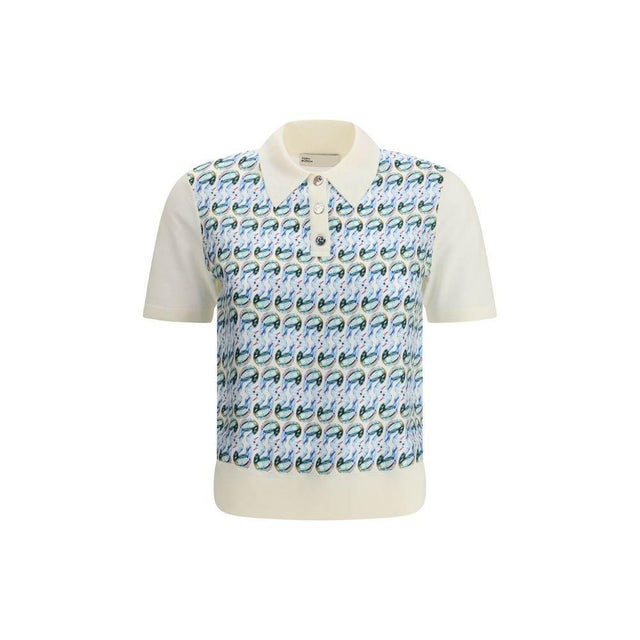Tory Burch Wool and silk Polo Shirt - Hilstor