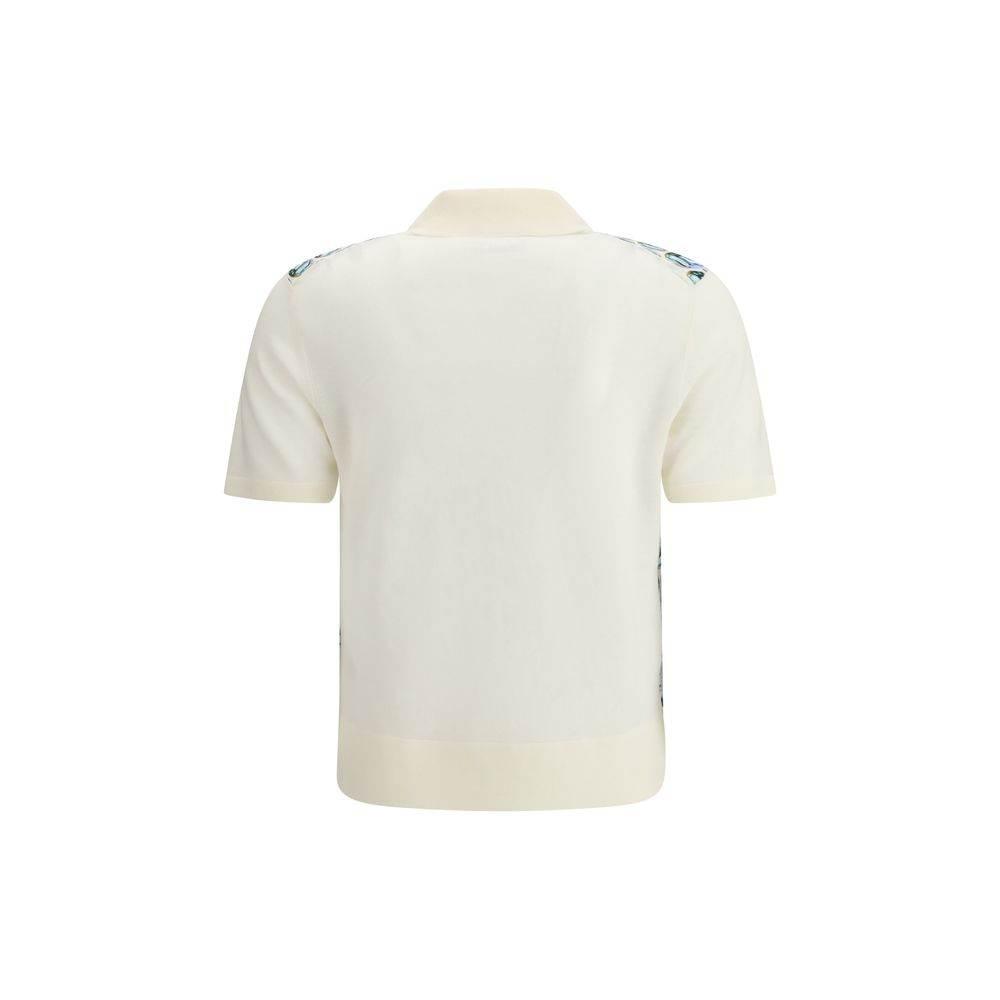 Tory Burch Wool and silk Polo Shirt - Hilstor