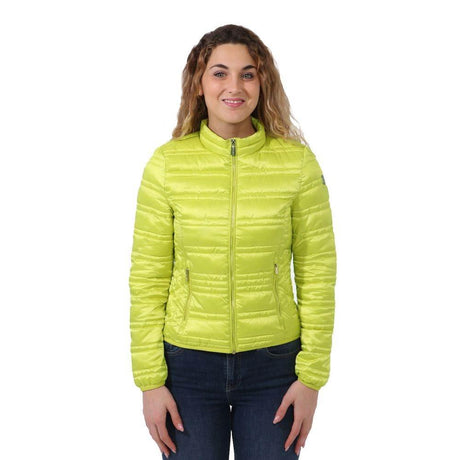 Yes Zee Green Polyester Women's Jacket - Hilstor
