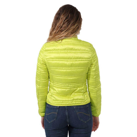 Yes Zee Green Polyester Women's Jacket - Hilstor