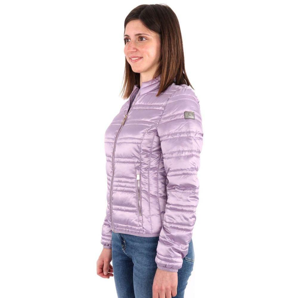 Yes Zee Purple Polyester Jackets & Coat - Hilstor