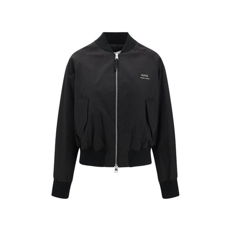 Ami Paris Loose Bomber Jacket - Hilstor