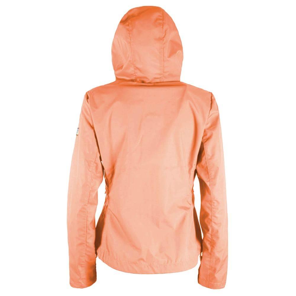 Yes Zee Orange Polyester Jackets & Coat - Hilstor