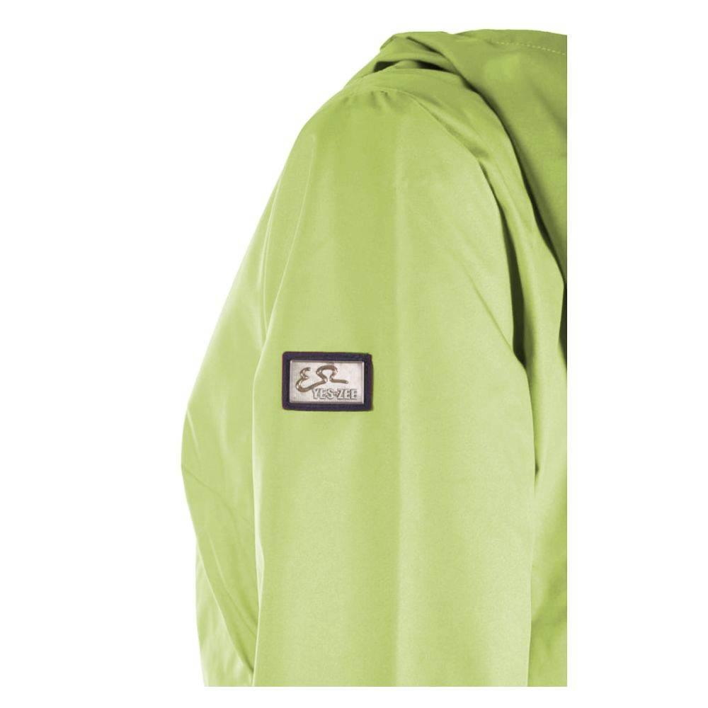 Yes Zee Green Polyester Jackets & Coat - Hilstor