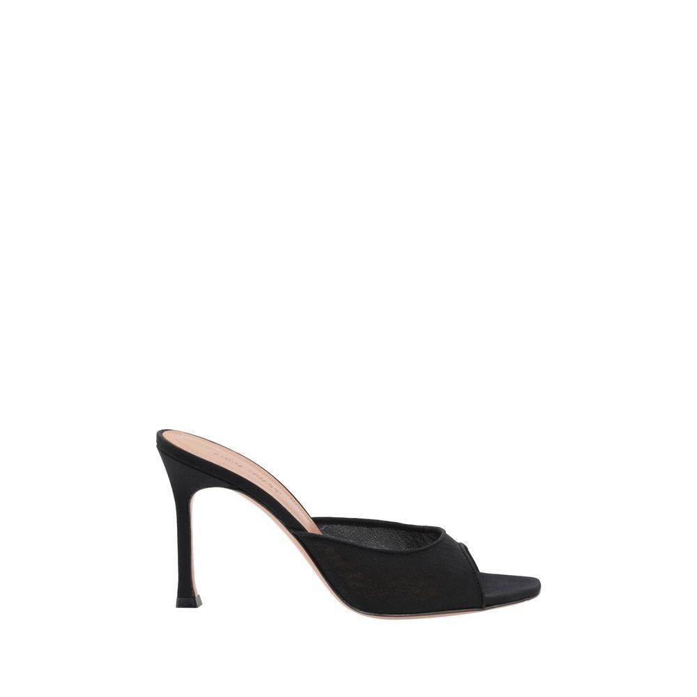 Amina Muaddi Alexa Slipper Sandals - Hilstor