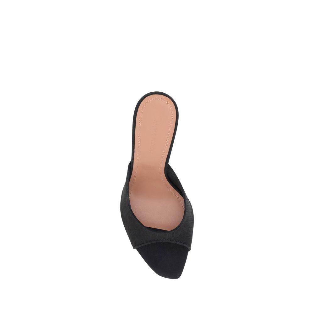 Amina Muaddi Alexa Slipper Sandals - Hilstor