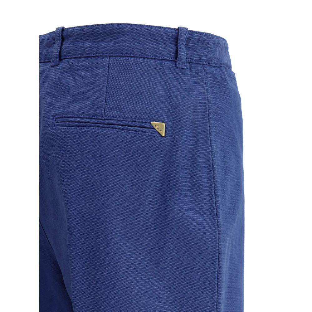 Chloé Cotton flare Pants - Hilstor