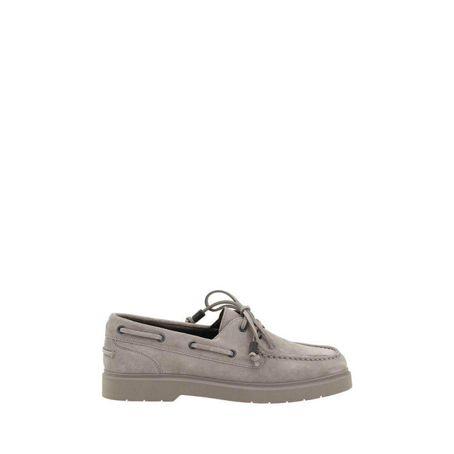 Brunello Cucinelli Suede Loafers - Hilstor