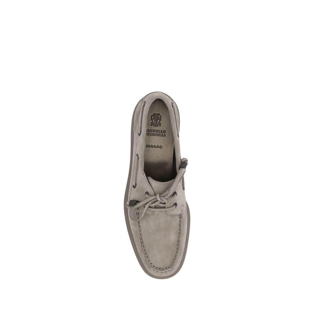 Brunello Cucinelli Suede Loafers - Hilstor