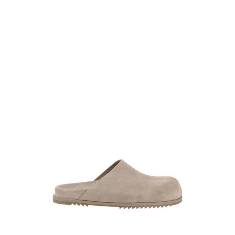 Rick Owens Suede Mules - Hilstor
