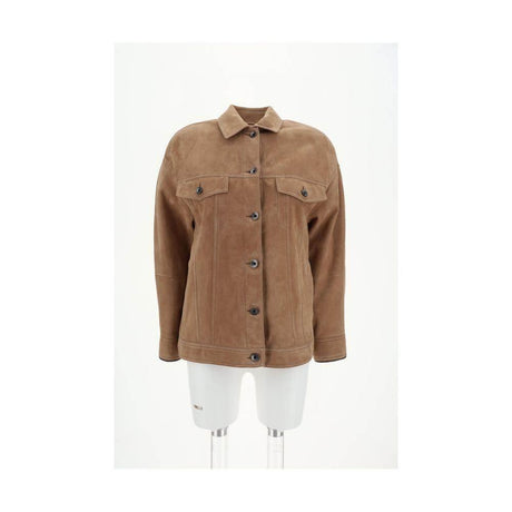 Brunello Cucinelli Suede leather Jacket - Hilstor