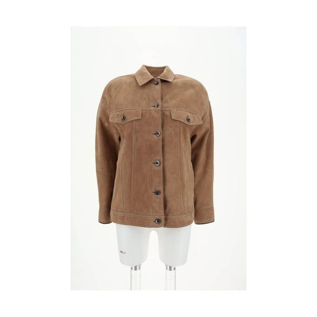 Brunello Cucinelli Suede leather Jacket - Hilstor