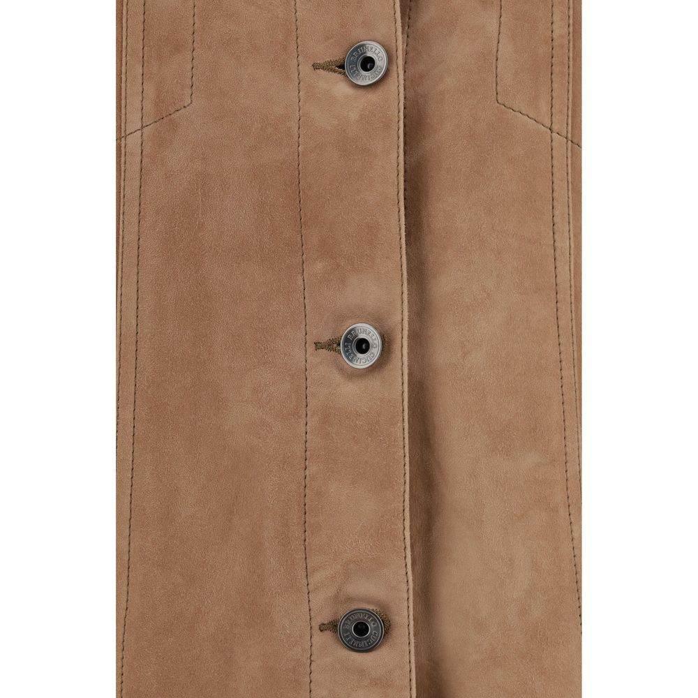 Brunello Cucinelli Suede leather Jacket - Hilstor