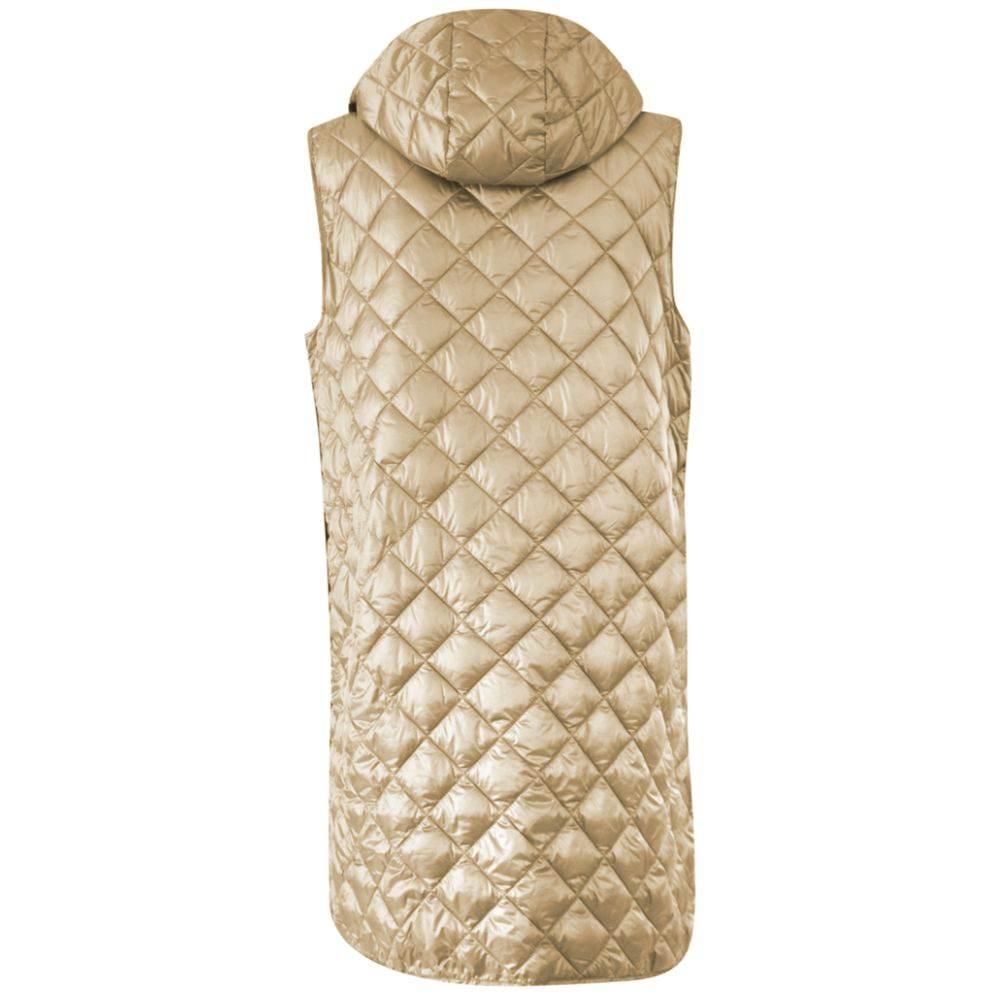 Yes Zee Beige Nylon Vest - Hilstor