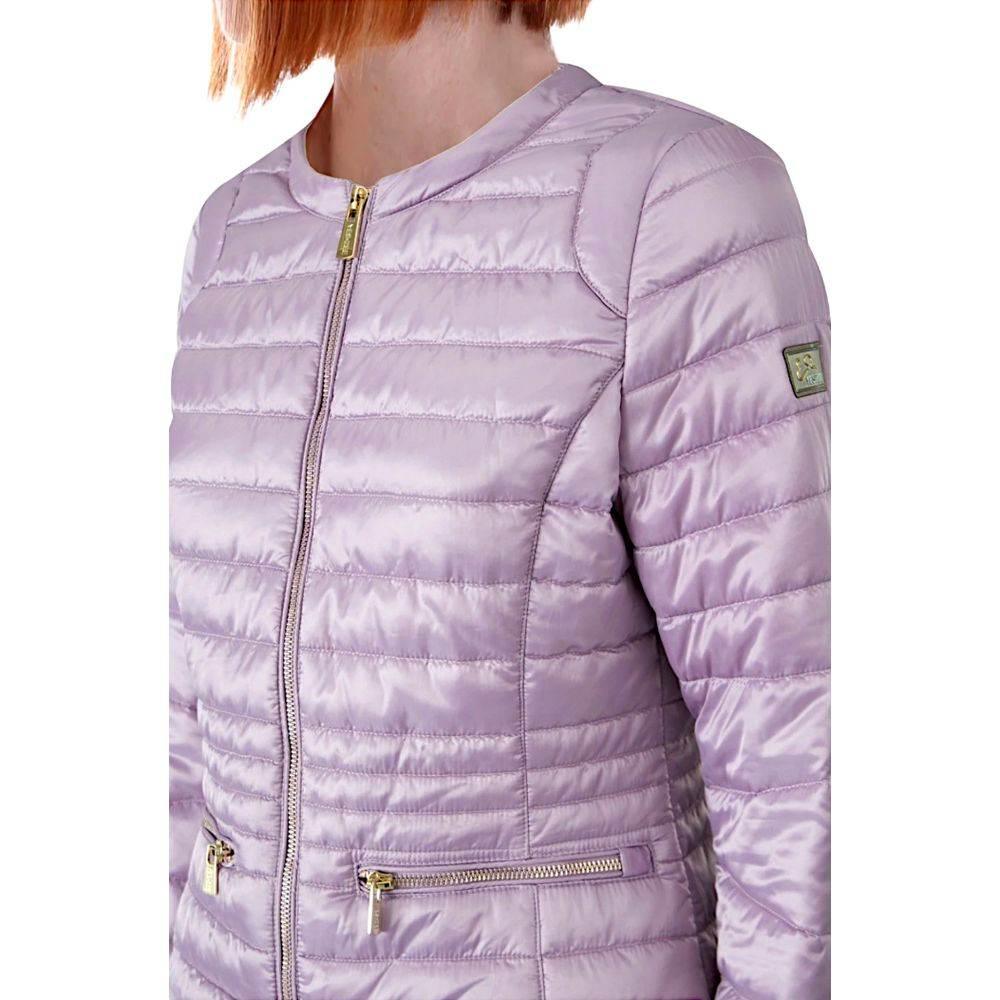 Yes Zee Purple Polyester Jackets & Coat - Hilstor