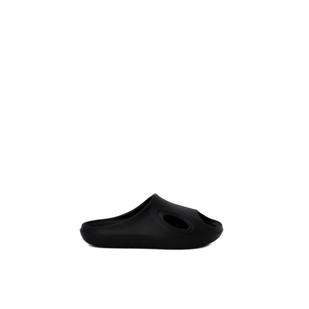 Antony Morato Black Polyethylene Sandal - Hilstor