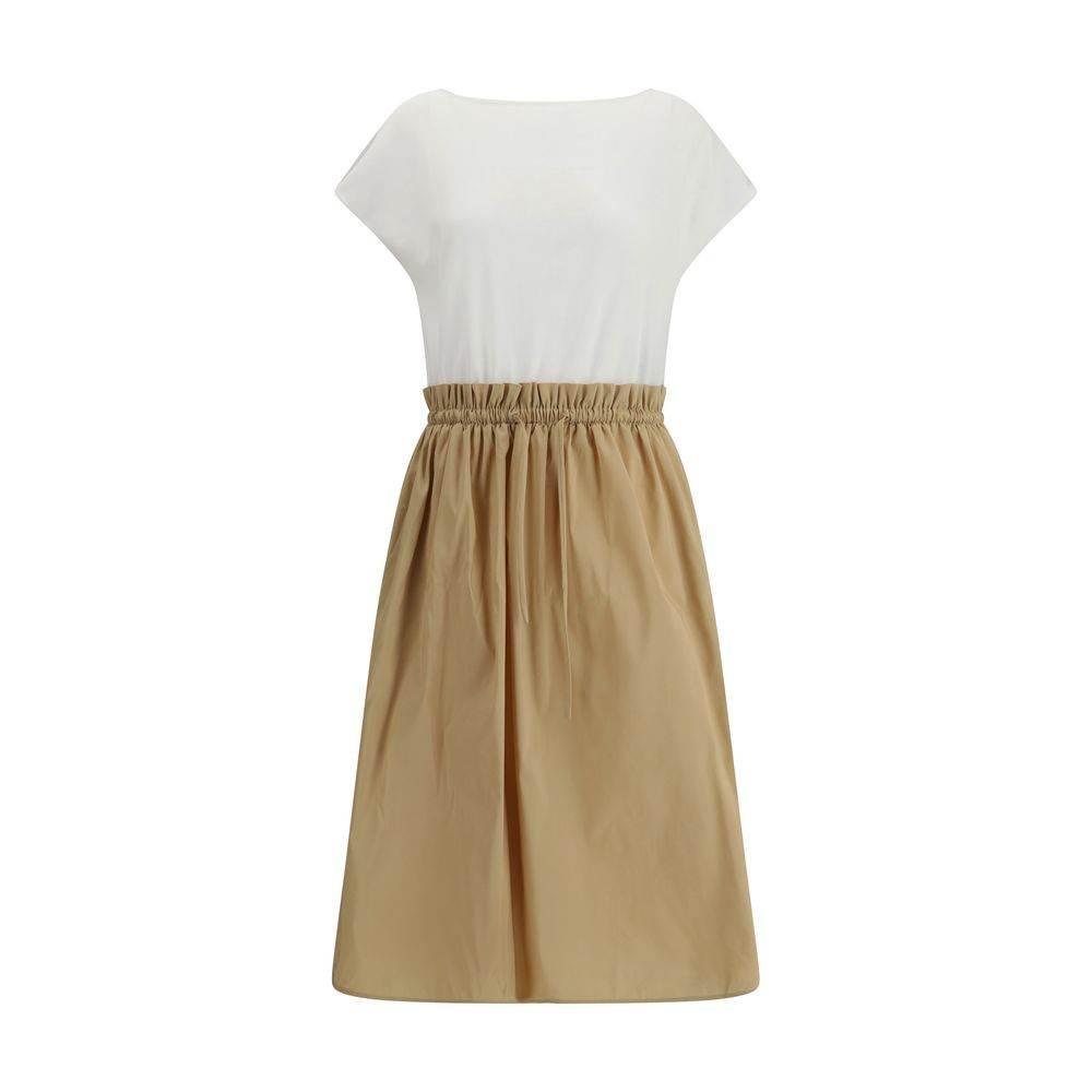 Fabiana Filippi Long Dress with appliqué skirt - Hilstor