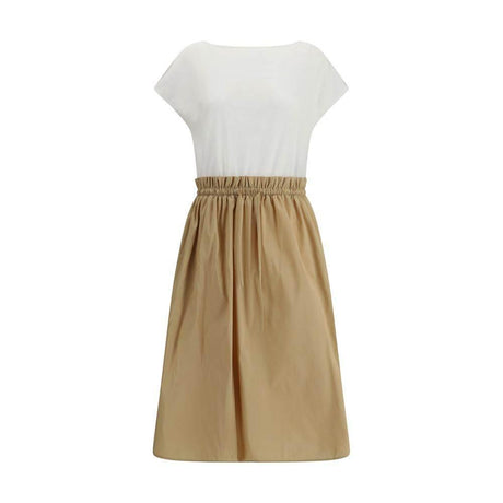 Fabiana Filippi Long Dress with appliqué skirt - Hilstor