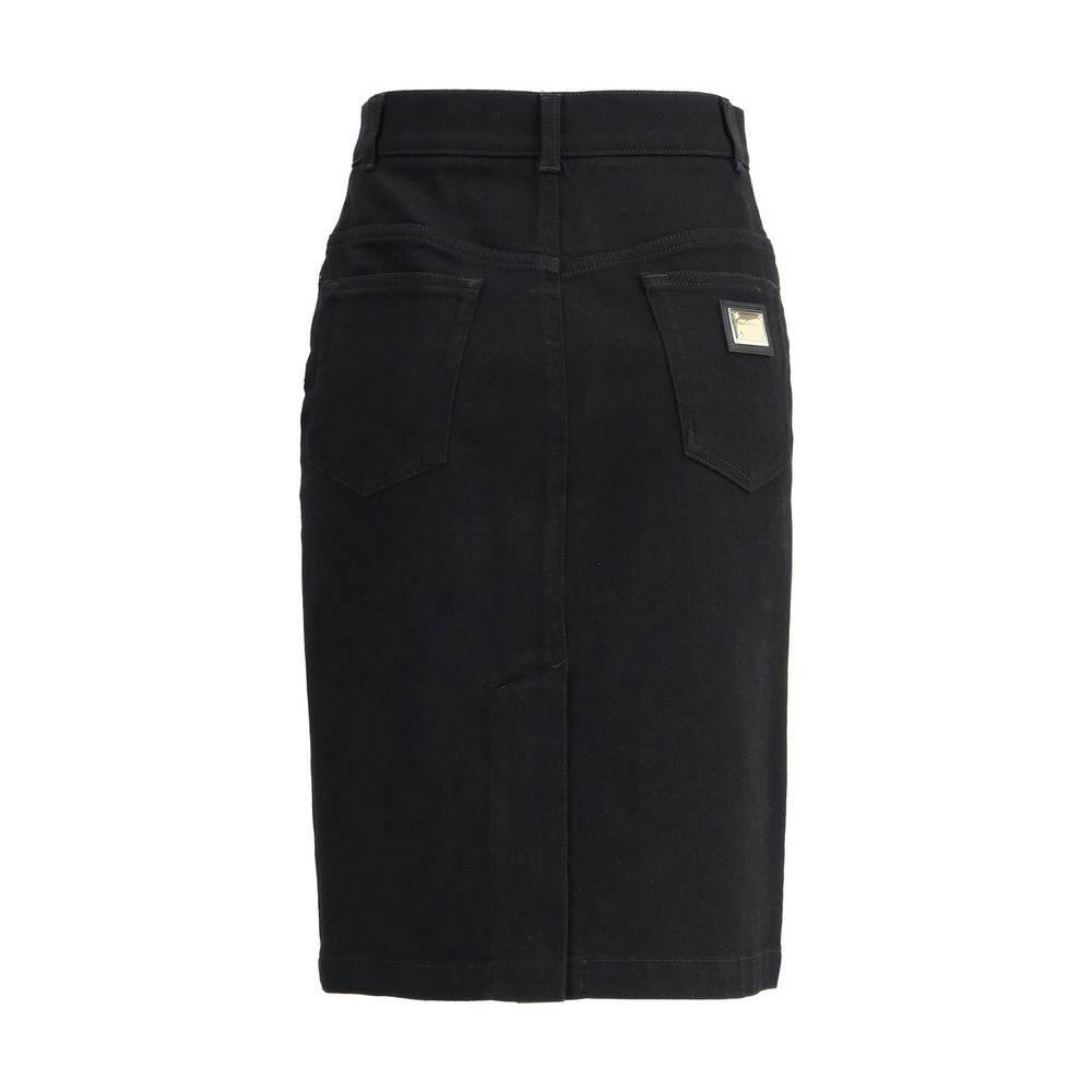 Dolce & Gabbana Denim midi Skirt - Hilstor