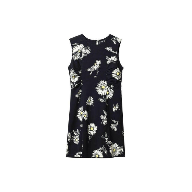 Desigual Black Viscose Dress - Hilstor