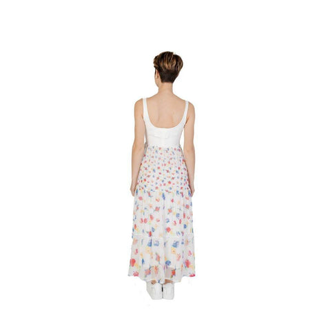 Desigual White Polyester Dress - Hilstor