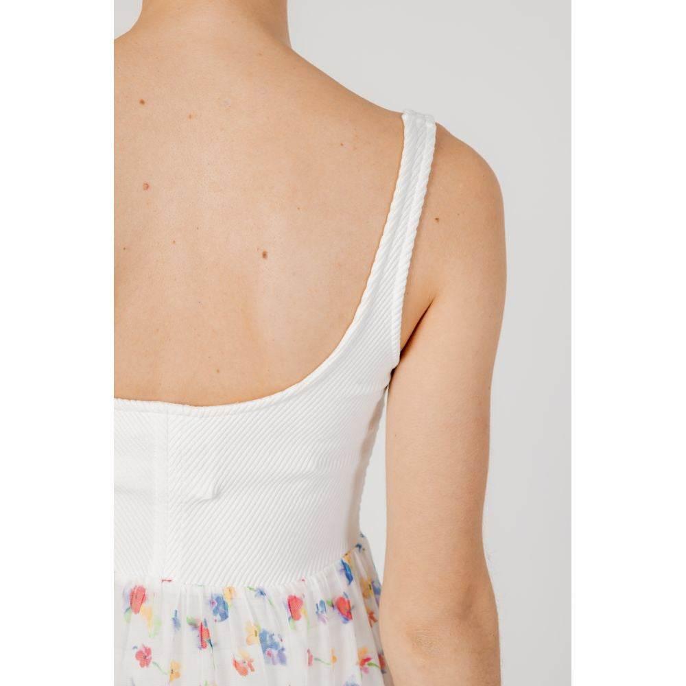 Desigual White Polyester Dress - Hilstor