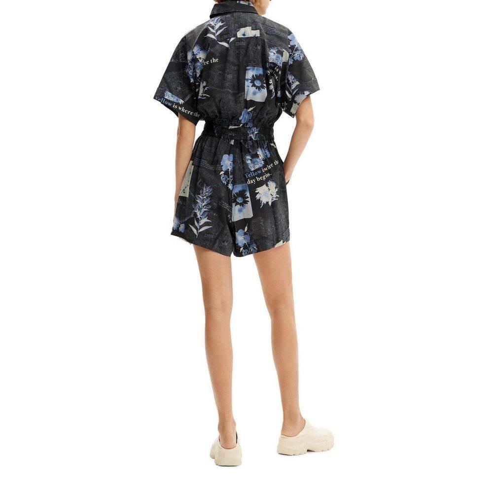 Desigual Blue Viscose Suits & Blazer - Hilstor