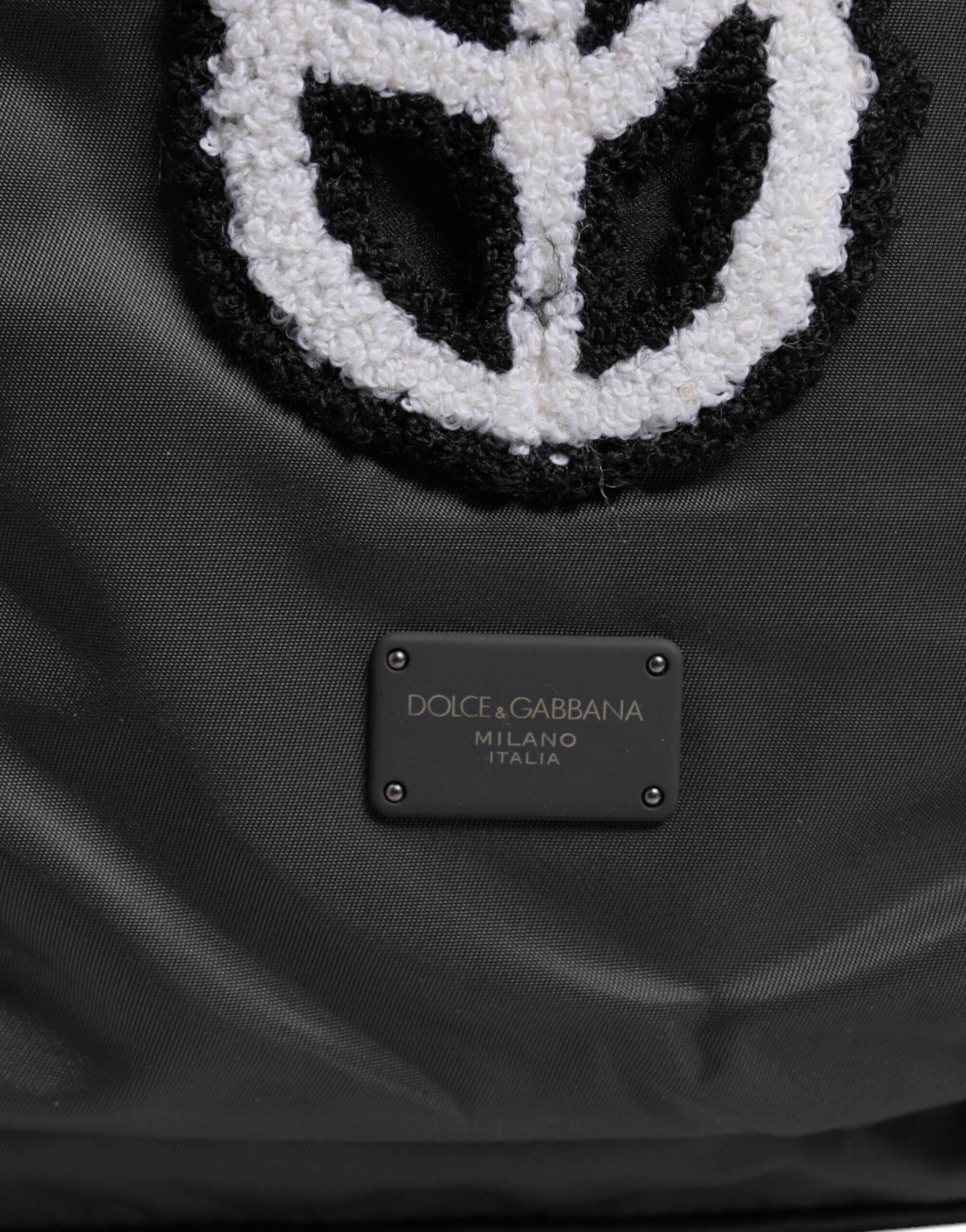 Dolce & Gabbana Gray Nylon Prince Forever School Travel Backpack Bag - Hilstor