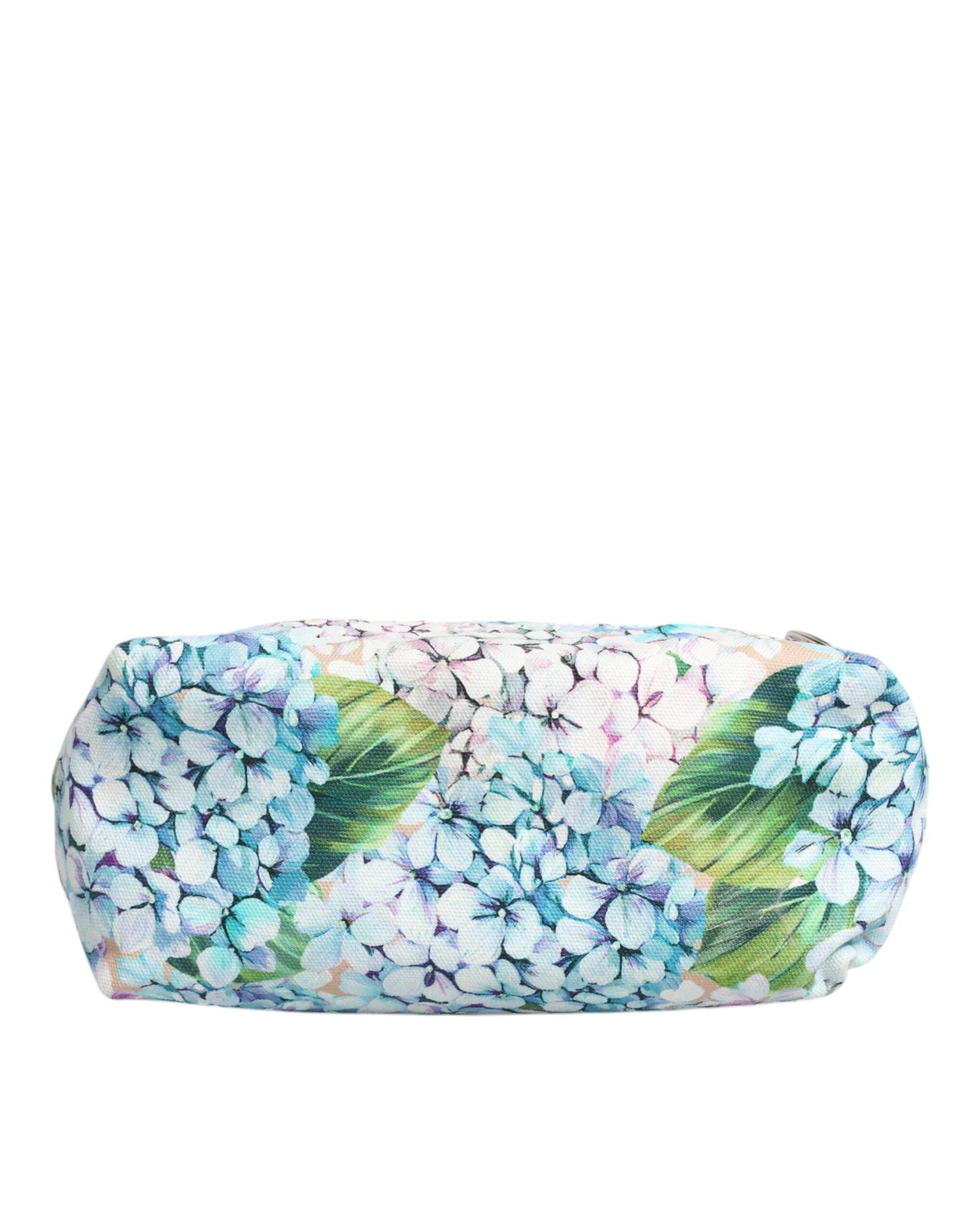 Dolce & Gabbana Multicolor Floral Canvas TANIA Top Handle Tote Bag - Hilstor