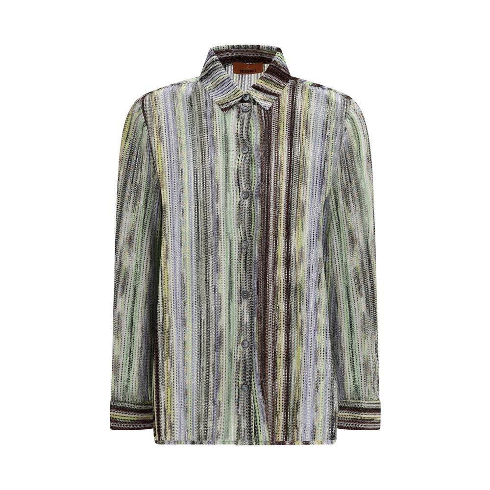 Missoni Shirt with iconic multicolored pattern - Hilstor