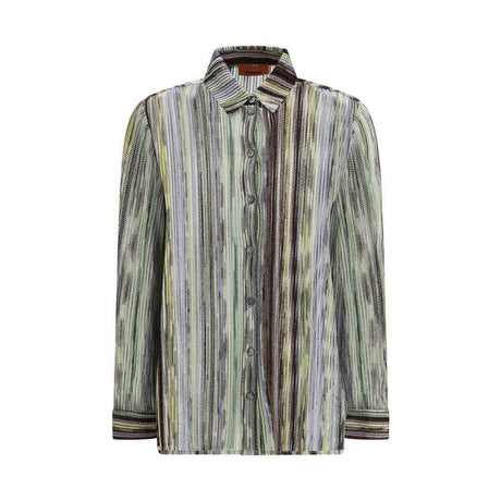 Missoni Shirt with iconic multicolored pattern - Hilstor