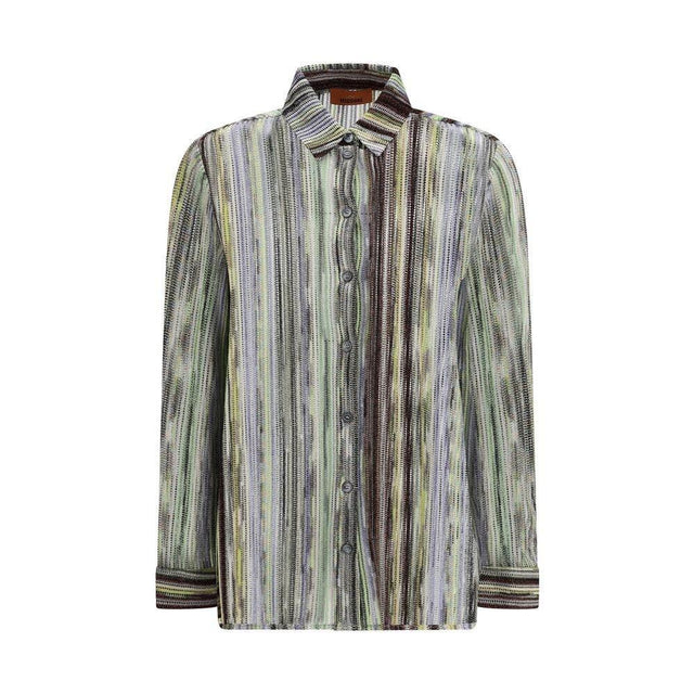Missoni Shirt with iconic multicolored pattern - Hilstor