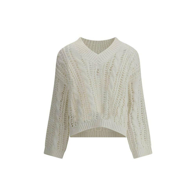 Brunello Cucinelli Lace-knit Sweater - Hilstor