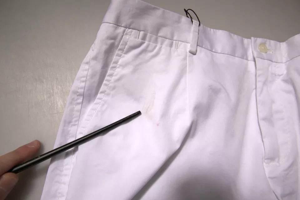 Dolce & Gabbana White Chinos Cotton Stretch Casual Shorts - Hilstor
