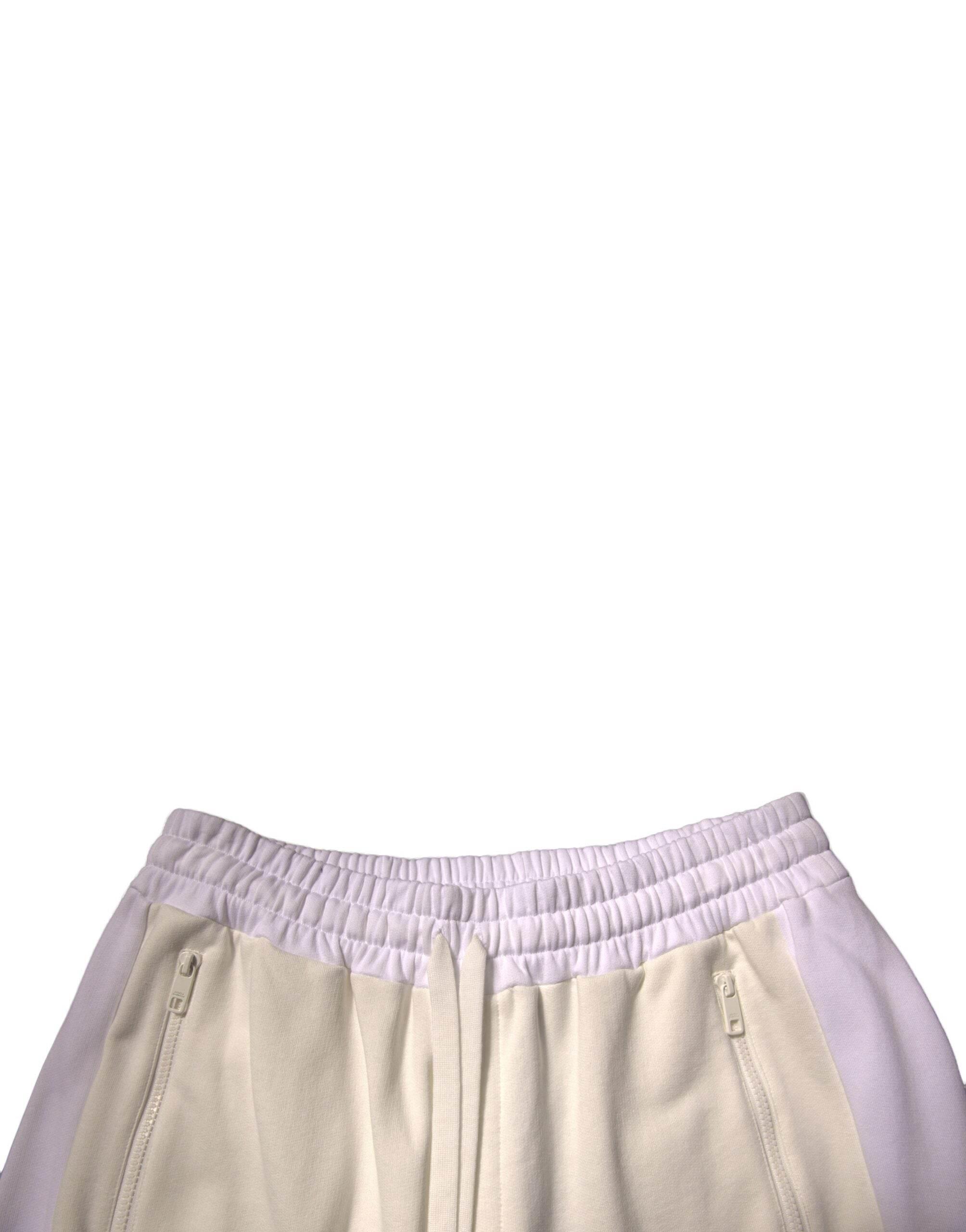 Dolce & Gabbana Beige Cotton Men Casual Cargo Bermuda Shorts - Hilstor