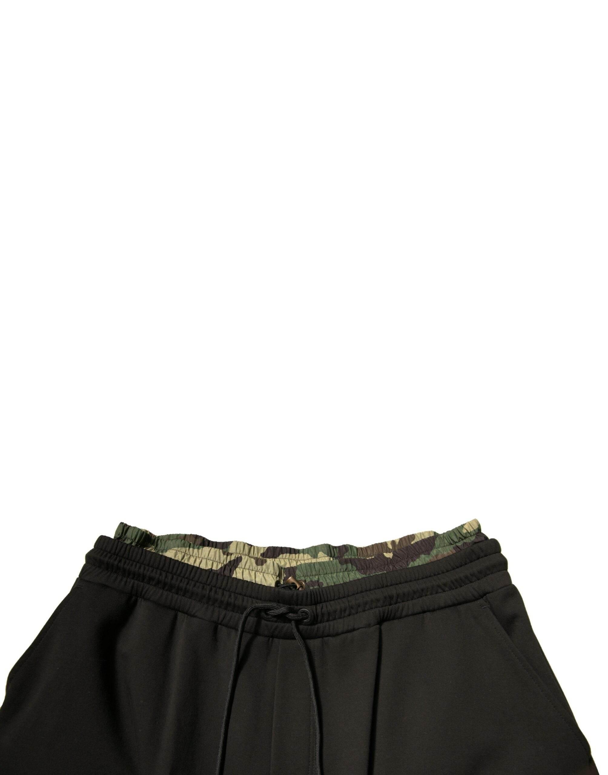 Dolce & Gabbana Black Camouflage Cotton Jogger Cargo Pants - Hilstor