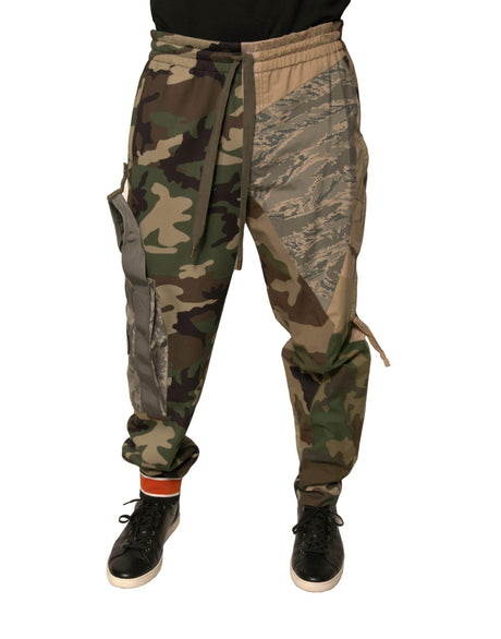 Dolce & Gabbana Multicolor Camouflage Jogger Sweatpants Pants - Hilstor