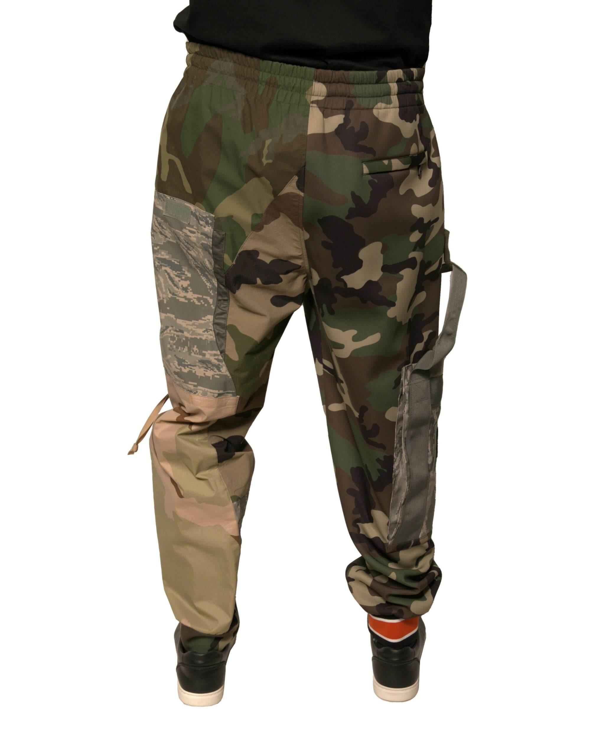 Dolce & Gabbana Multicolor Camouflage Jogger Sweatpants Pants - Hilstor