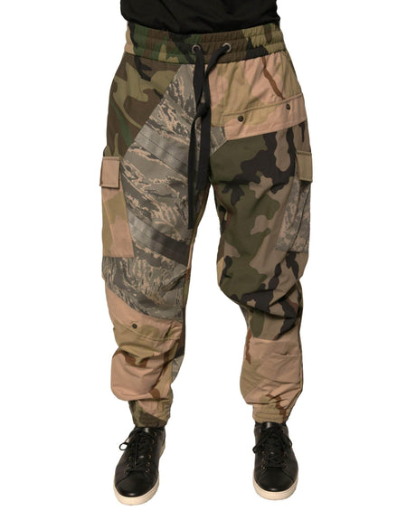 Dolce & Gabbana Multicolor Camouflage Jogger Sweatpants Pants - Hilstor
