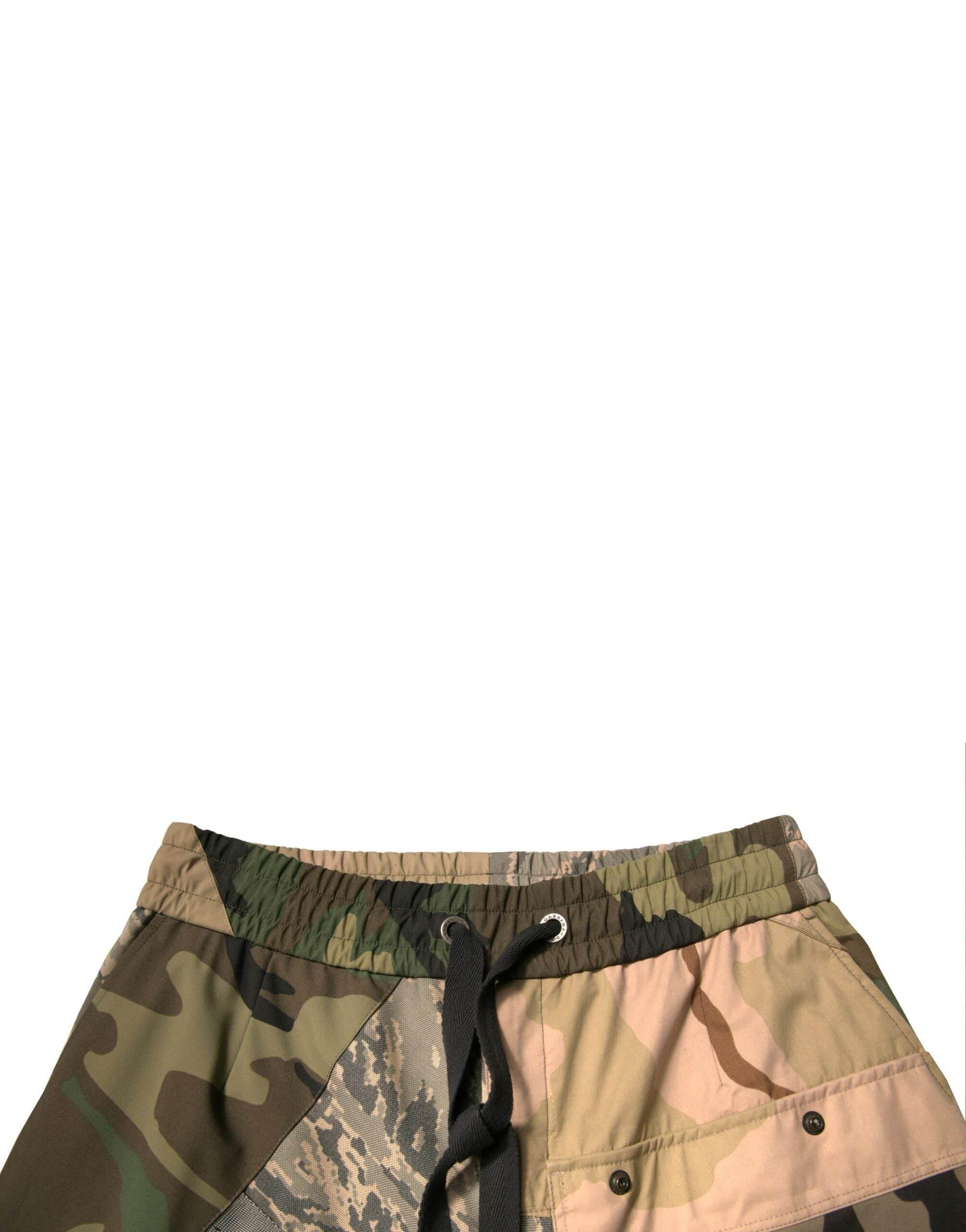 Dolce & Gabbana Multicolor Camouflage Jogger Sweatpants Pants - Hilstor