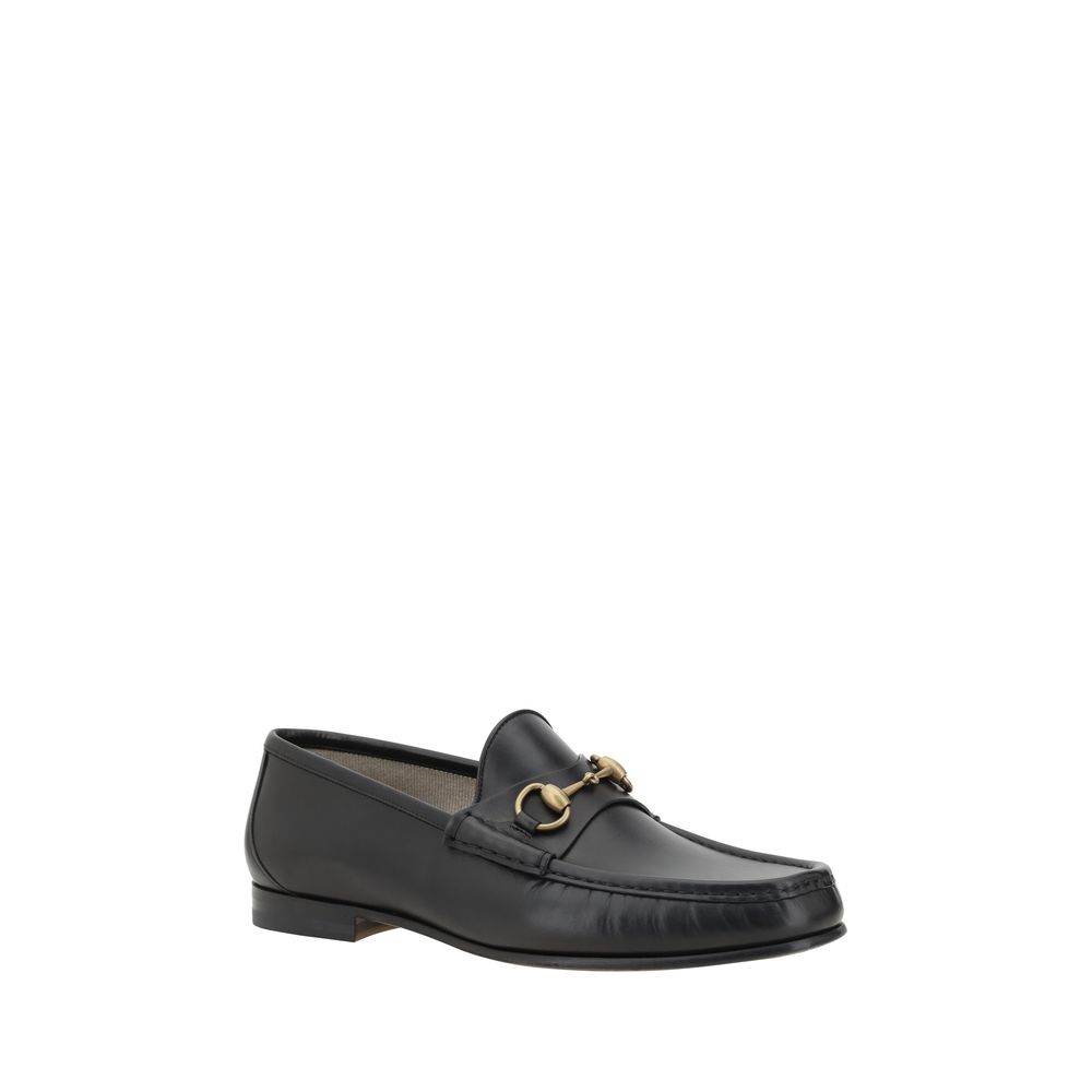 Gucci Leather Loafers - Hilstor