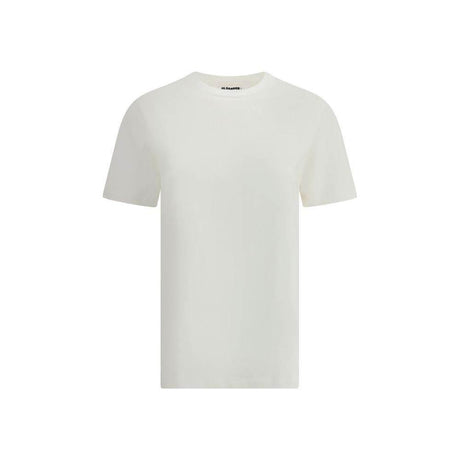 Jil Sander T-Shirt with leather patch - Hilstor