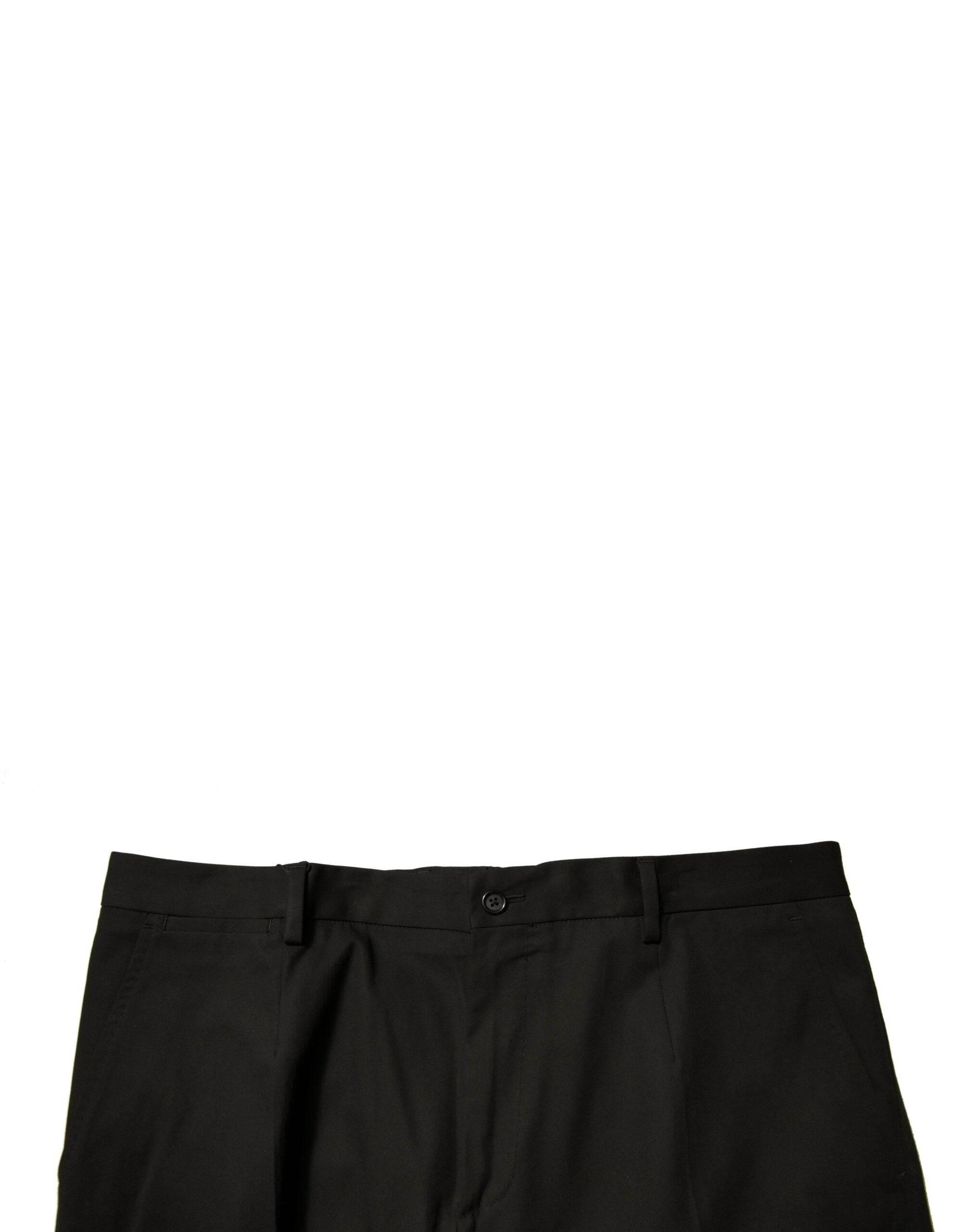 Dolce & Gabbana Black Cotton Men Cargo Casual Pants - Hilstor