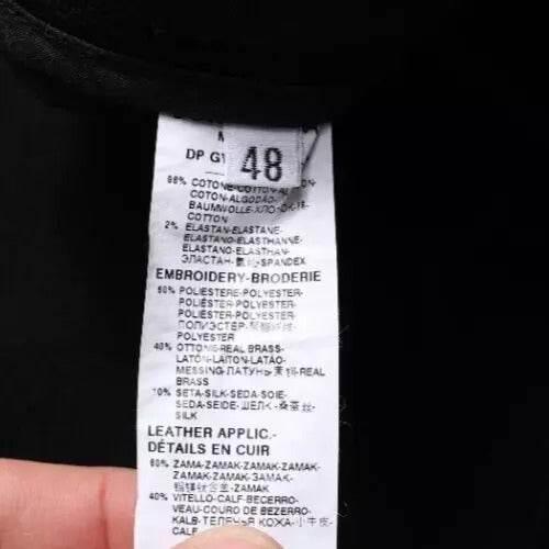 Dolce & Gabbana Black DG Crown Logo Cotton Skinny Denim Jeans - Hilstor