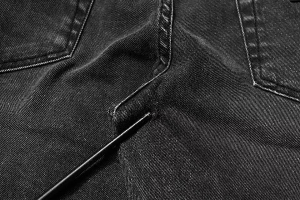 Dolce & Gabbana Black Logo Cotton Stretch Skinny Denim Pants - Hilstor